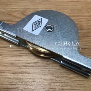 Rolslot 65mm messing wiel