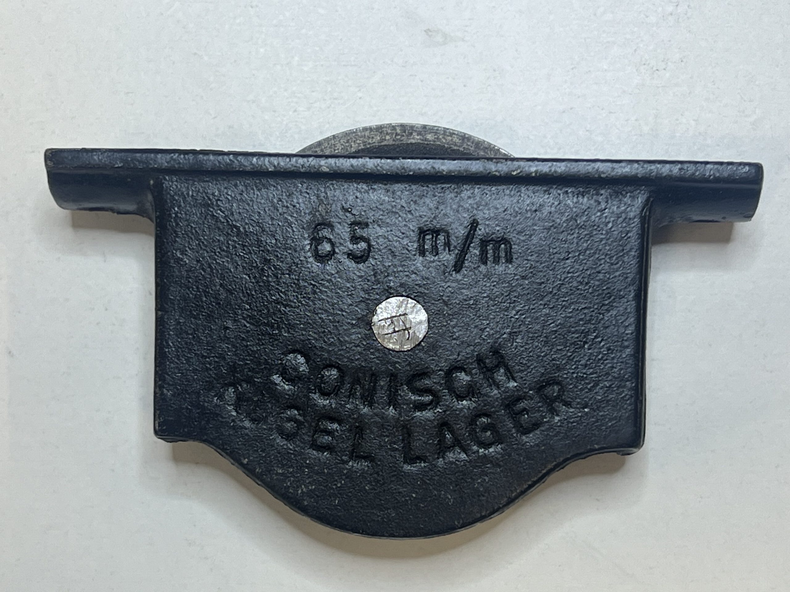 Gietijzer rolslot 65 mm G&R - Afbeelding 2