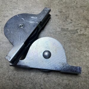 Rolslot 50mm - verzinkt staal met polyamide wiel